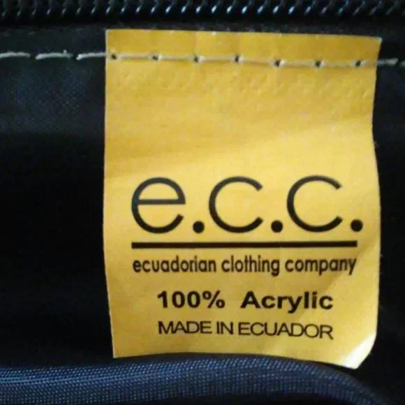 NWOT Ecuadorian Clothing Company Geomatric / Suede / Acrylic Backpack - Picture 6 of 8